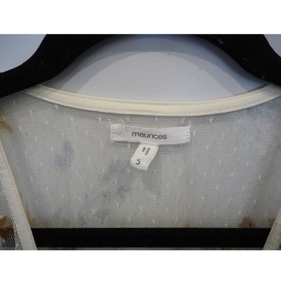 Floral top, button-down style komono - Picture 4 of 5